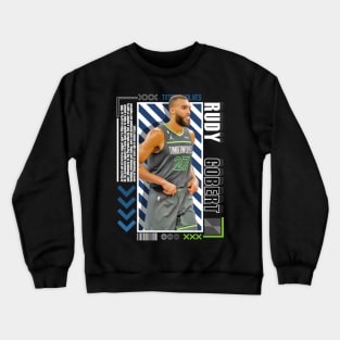 Rudy Gobert Paper Poster Version 10 Crewneck Sweatshirt